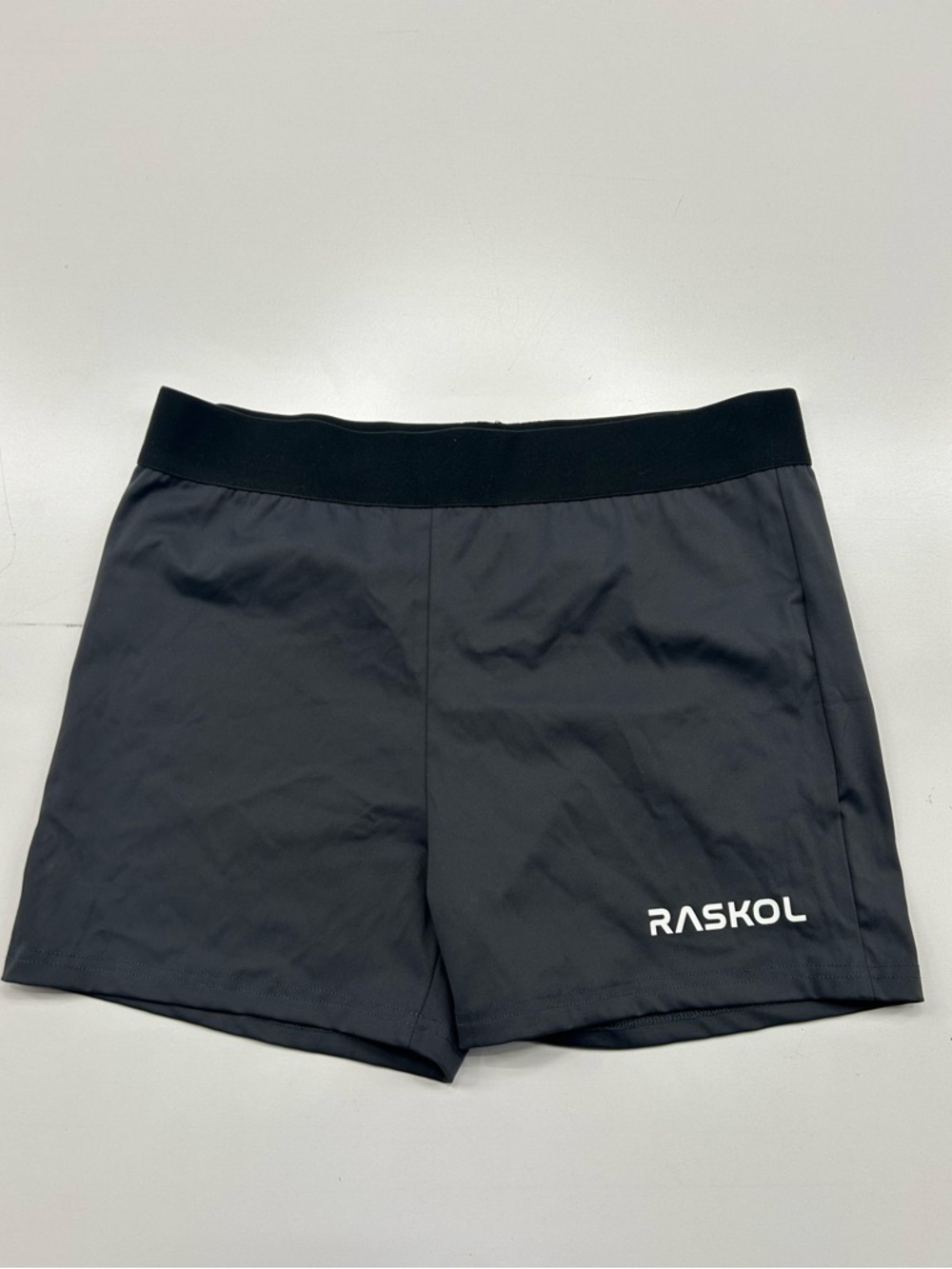 RASKOL Men’s Athletic Shorts in Charcoal Black
